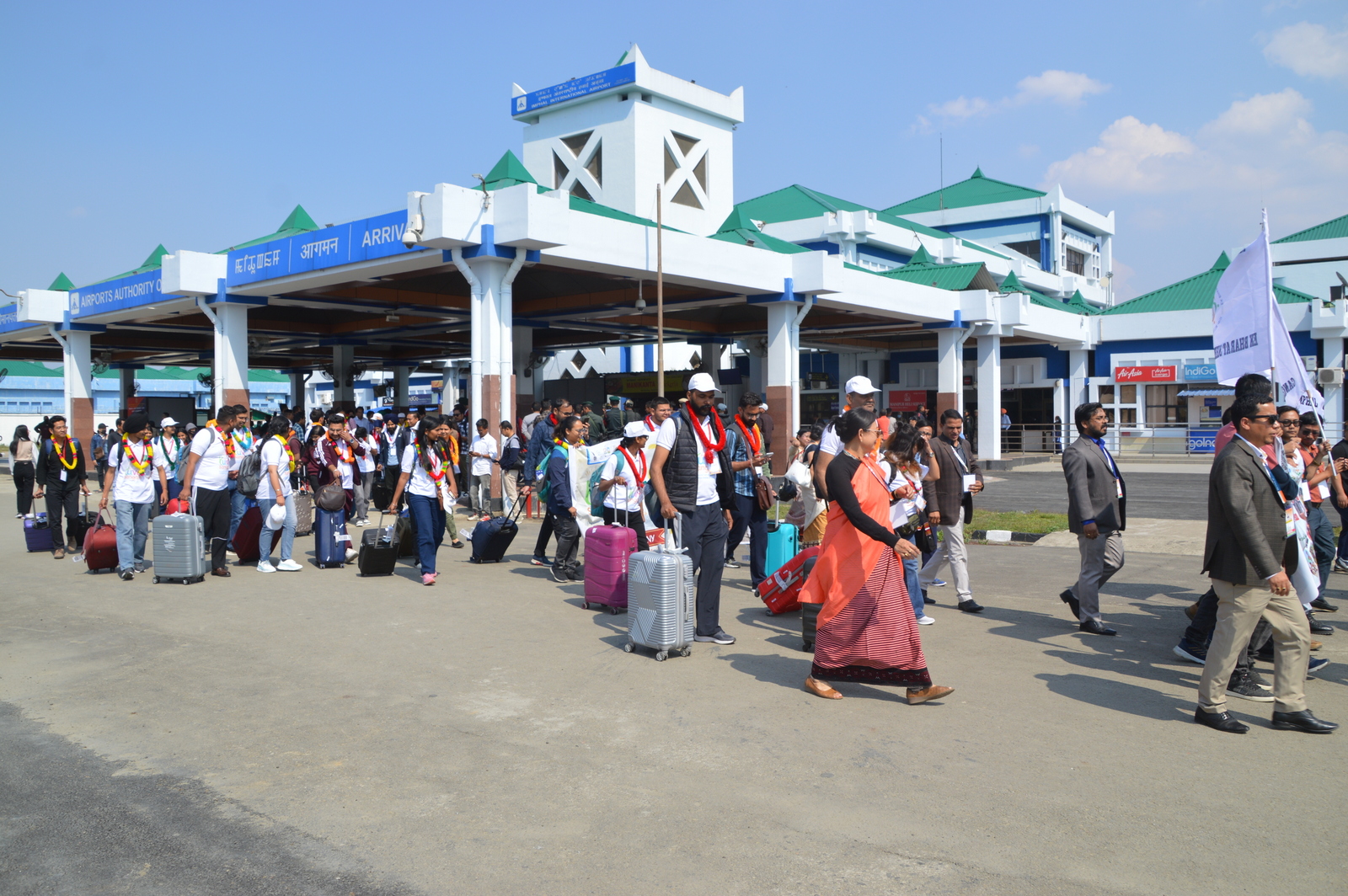  arrive at Bir Tikendrajit International Airport, Imphal, Manipur on 24/03/2023