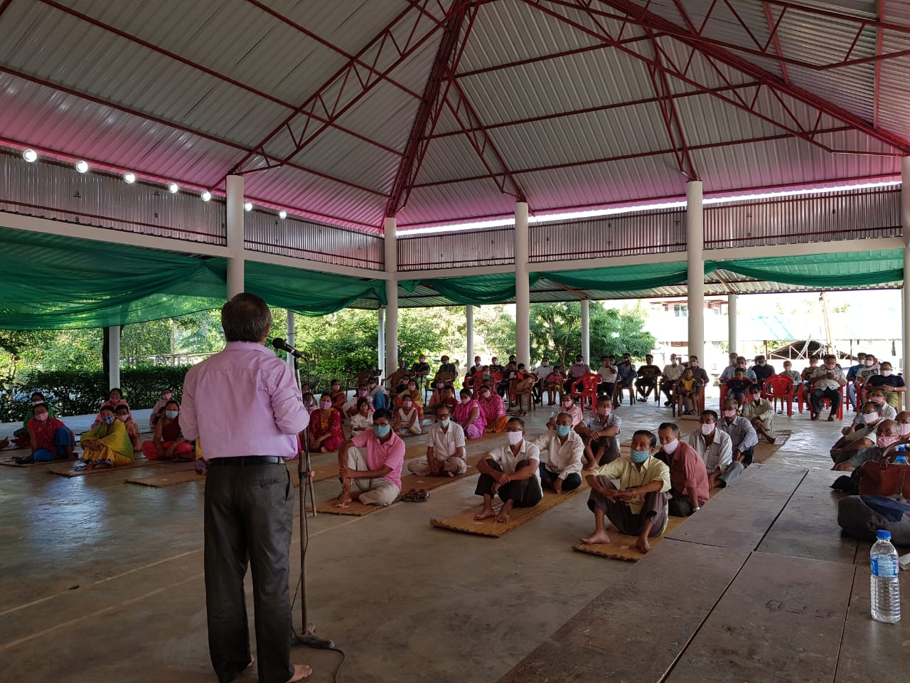 Awareness campaign at Thiyam konjil mamang leikai on 28.06.2020.