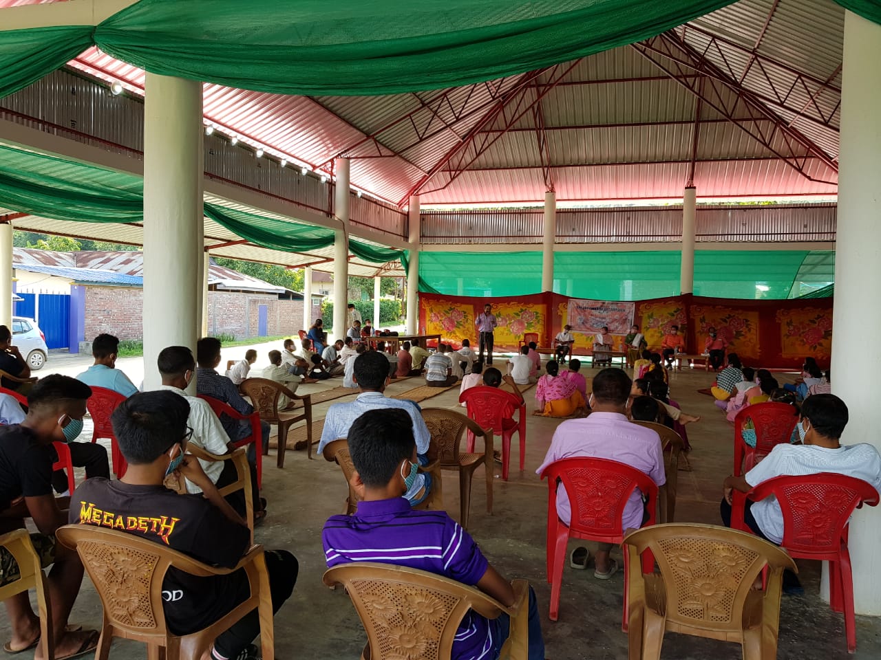 Awareness campaign at Thiyam konjil mamang leikai on 28.06.2020.